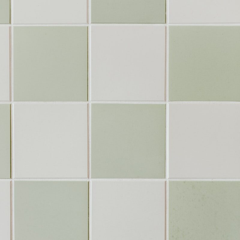 gray and white tiles